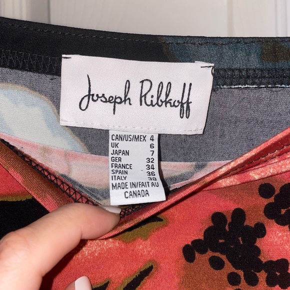 Joseph Ribkoff black floaty skirt size US 4 / 6 medium - Picture 3 of 7